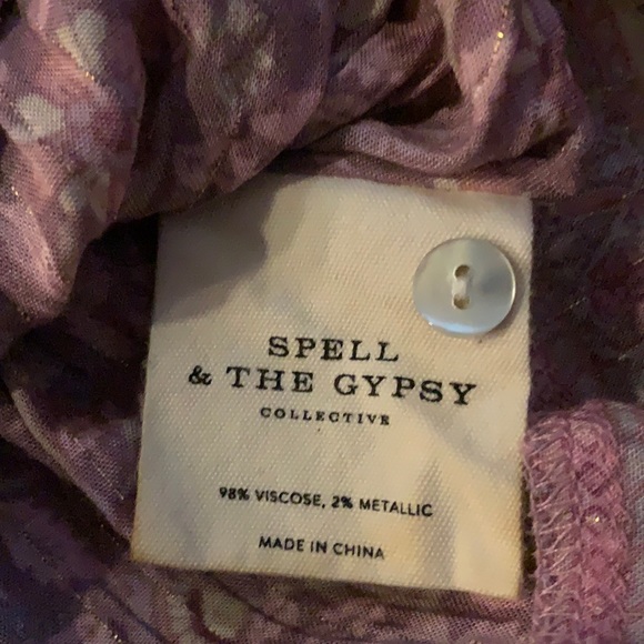 Spell Dahlia Playsuit in Mulberry - Picture 14 of 14